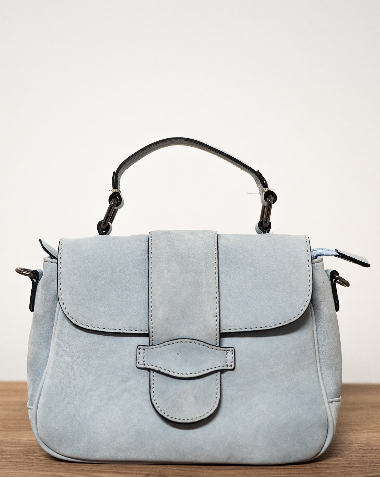 Borsa a mano con manico piatto