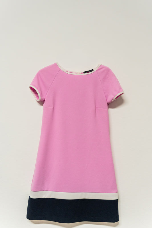 Abito manica corta tessuto fluido